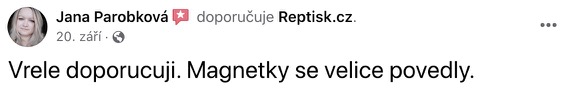 Reptisk.cz recenze na Facebooku
