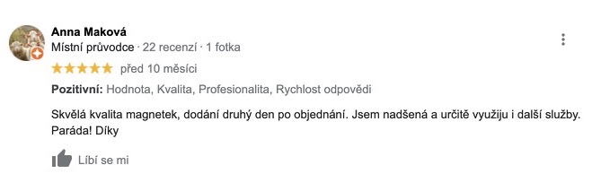 Reptisk.cz recenze na Google