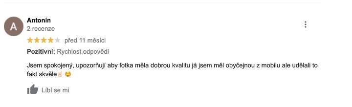 Reptisk.cz recenze na Google